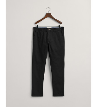 Gant Cal�as Chinos slim fit Tech Prep preto