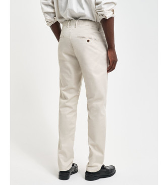 Gant Pantalon chino Slim Fit Tech Prep beige