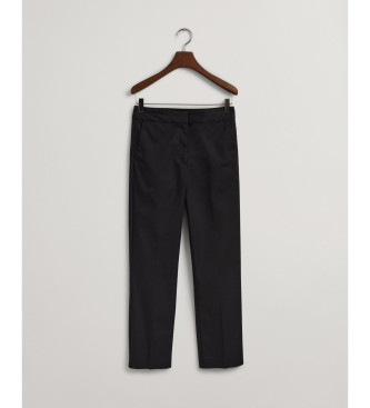 Gant Schmale Skinny-Hose schwarz