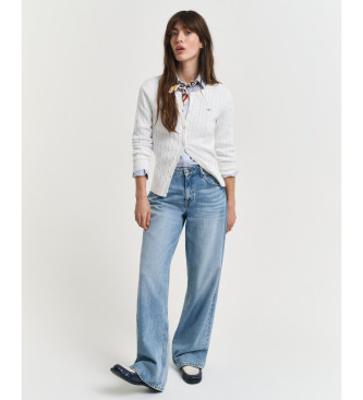 Gant Casaco de malha ecru off-white