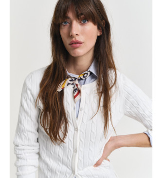 Gant Casaco de malha ecru off-white