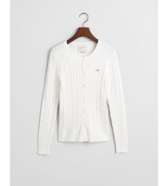 Gant Casaco de malha ecru off-white