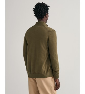 Gant Cardigan con cerniera casual verde