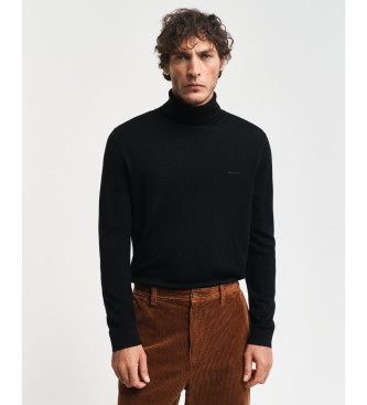 Gant Extra fine merino wool jumper with black swan collar