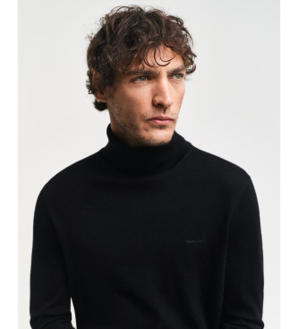 Gant Extra fine merino wool jumper with black swan collar