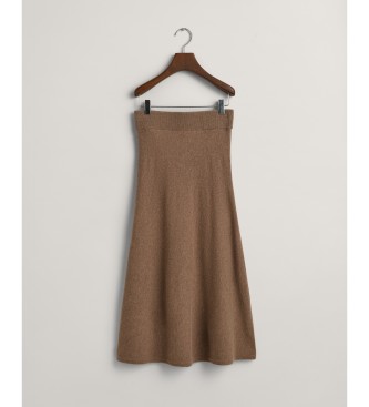 Gant Brown sheep wool skirt
