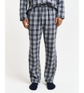 Gant Pigiama in flanella blu navy