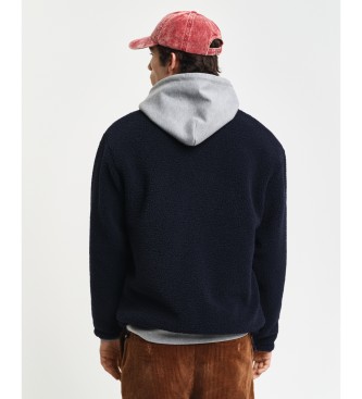 Gant Reversible Fleece-Futter mit Marine Reiverschluss