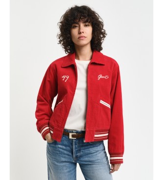 Gant Corduroy jas Varsity rood