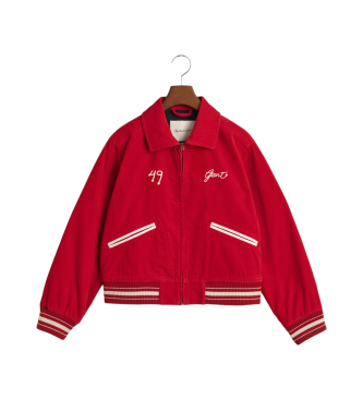 Gant Corduroy jas Varsity rood