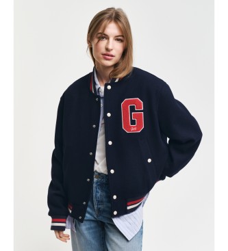 Gant Varsity Jas In Navy Wolmix