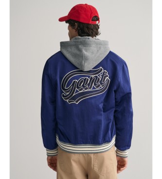 Gant Casaco Varsity reversvel azul-marinho, cinzento