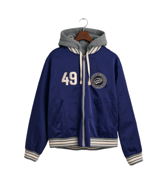 Gant Casaco Varsity reversvel azul-marinho, cinzento