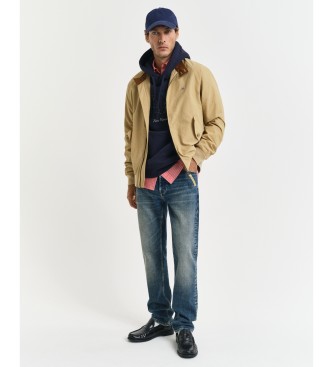 Gant Zimski šport Grafična majica z napisom Navy