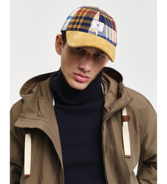 Gant Multicoloured lumberjack fur cap