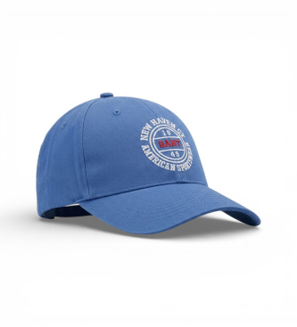 Gant Gorra de sarga de algod�n Shield azul