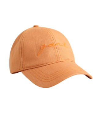 Gant Orange linen cap