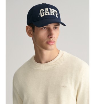 Gant GANT Arch Script cotton twill cap navy