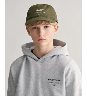 Gant Gorra De Sarga De Algodn Script Graphic Teens verde