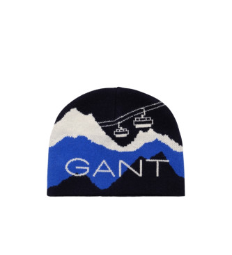 Gant Bon com grafismo alpino azul-marinho