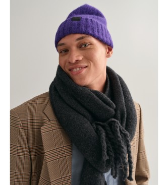 Gant Lilac fluffy woollen hat