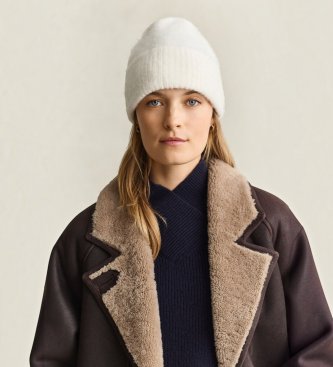 Gant Beige Alpaca Blend Hat