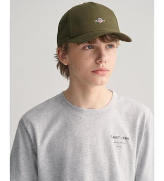 Gant Teens Script Grafik-T-Shirt grau