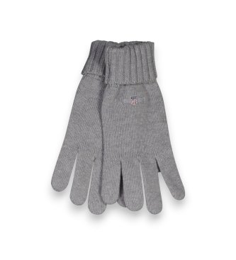 Gant Blend Logo Gloves grey gloves