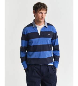 Gant Polo  rayures bleu fonc