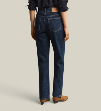 Gant Jeans Relaxed Double marineblau