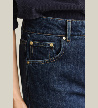 Gant Jeans Relaxed Double marineblau