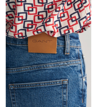 Gant Jeans med rakt ben och fotled bl