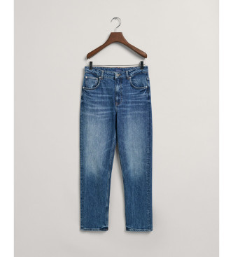 Gant Jeans med rakt ben och fotled bl