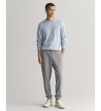 Gant Pantaln de deporte Shield gris 