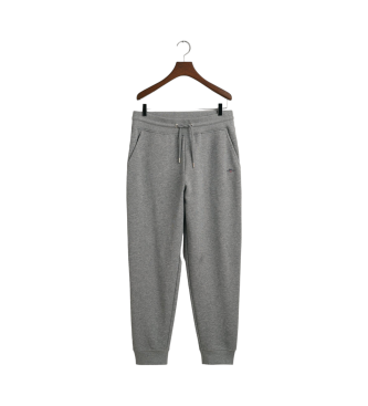 Gant Pantaln de deporte Shield gris 