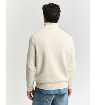 Gant Jumper med svanehals og beige design