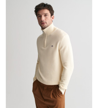 Gant Pull beige micro textur