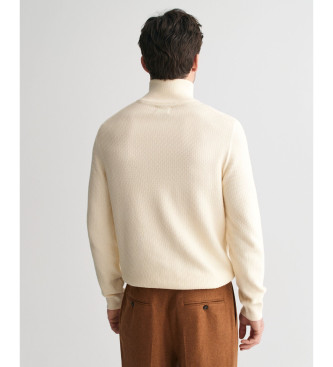 Gant Pull beige micro textur