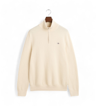 Gant Pull beige micro textur