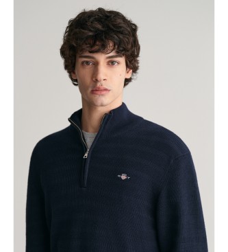 Gant Maglione a righe testurizzate blu navy