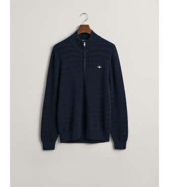 Gant Maglione a righe testurizzate blu navy