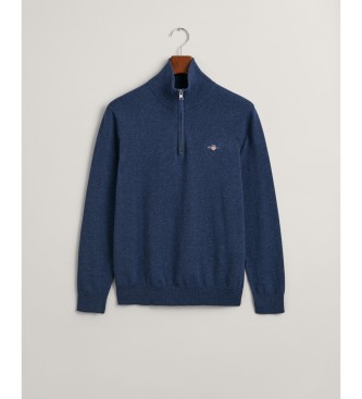 Gant Classic half-zip pullover navy
