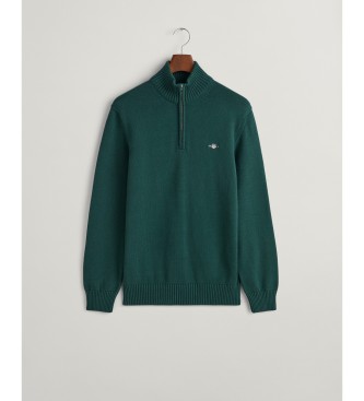 Gant Half-zip pullover Casual green