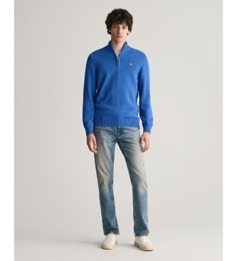 Gant Half-zip pullover Casual blue