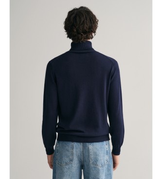 Gant Pullover mit Rollkragen marineblau