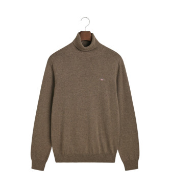 Gant Cotton and wool jumper with green turtleneck