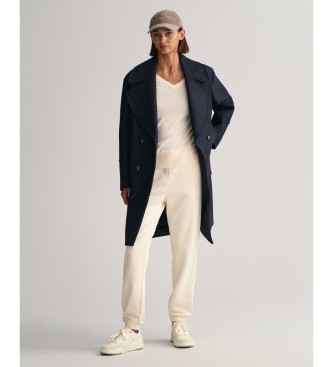 Gant Pullover mit V-Ausschnitt aus Feinstrick
