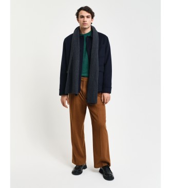 Gant Maglione girocollo in misto lana verde