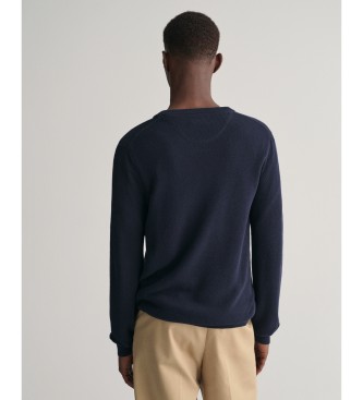 Gant Navy crew neck jumper