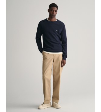 Gant Navy crew neck jumper